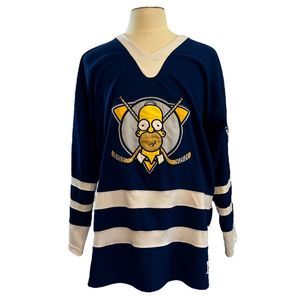 Homer Simpson Hockey Jersey - Size L/XL